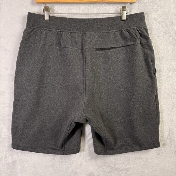 Lululemon City Sweat Shorts Men's XL Dark Grey Heather 9.5 Inseam Gym Workout - Picture 7 of 13